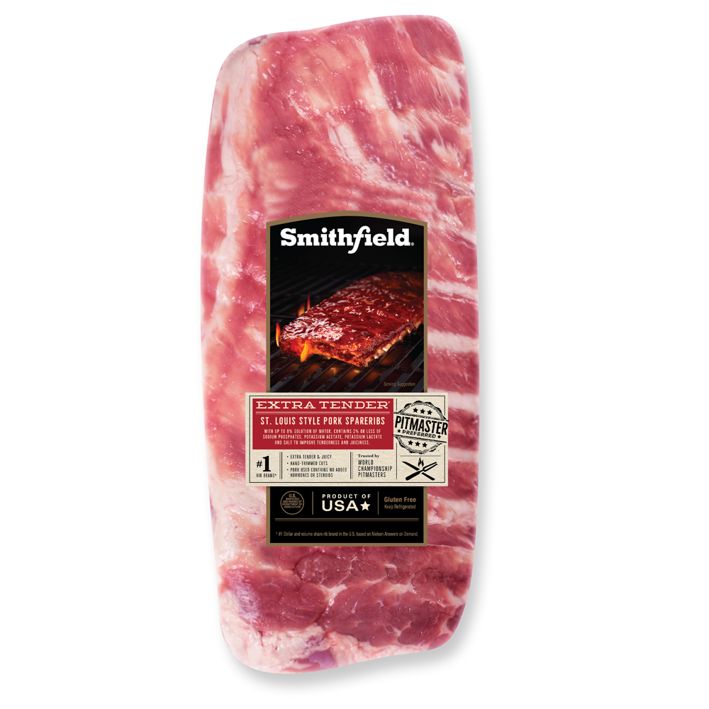 Smithfield Fresh Pork St. Louis Style Spareribs, 2.15.1 lb Walmart