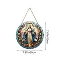 thumbnail image 2 of Tyidzon Nativity Scene Ornaments for Christmas Tree - Flat Nativity Christmas Ornaments Indoor, The Birth of Jesus Decor, Religious Gifts for Christian, Family, 2 of 6