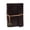 Coffee, variant on Vintage Leather Journal Notebook, Spiral Refillable Travel Diary, Embossed Blank Page Planner with Retro Pendant for Home Office Travel,4"x5.7"(Black)