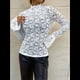 thumbnail image 5 of Blusas de Encaje para Mujer, Blusas Transparentes de Larga para Mujer, Blusas Informales Elegantes. M, 5 of 9