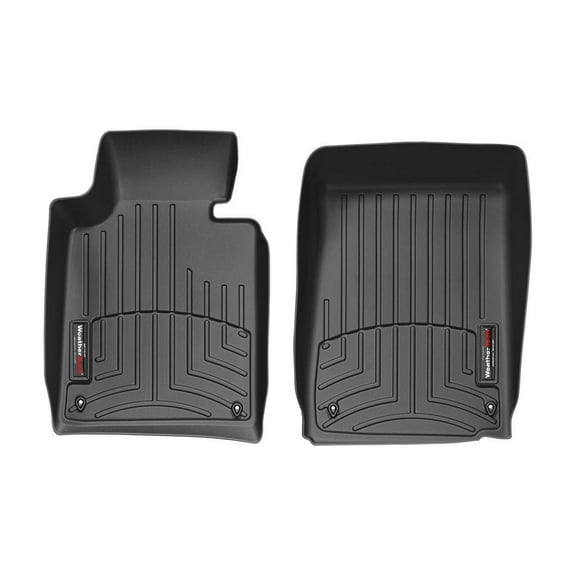 WeatherTech Custom Fit FloorLiners compatible with BMW 330Ci, 323i, M3, 323Ci, 325Ci - 1st Row (Driver & Passenger), Black