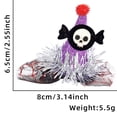 thumbnail image 3 of Yoyauz Halloween Hair Clip Halloween Glitter Bow Witch Hat Clip Ghost Hair Clip Cartoon Hair Clip Girl Halloween Costume Headwear, 3 of 5