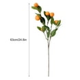 thumbnail image 4 of GadgetVLot 1Pcs Artificial Tangerine Branch Lemon Simulation Imitation Plant 63Cm Fruit Plants Home Decor Realistic Rattan Fake Flower 6 Fruits, 4 of 10
