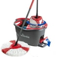 thumbnail image 1 of 1/3/4/6 Pieces Compatible With Vileda/o-cedar Microfiber Mop Accessories, Swivel Mop For Floor Cleaning red 3PCS, 1 of 1