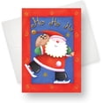 thumbnail image 1 of Christmas Card - Ho Ho Ho - Large, 1 of 5