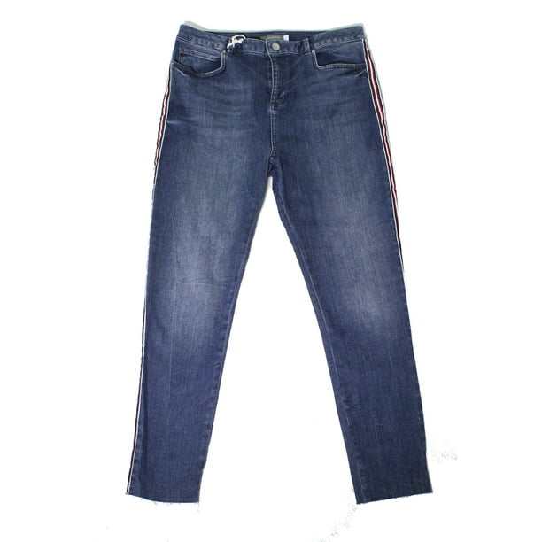Mint Velvet Jeans - Womens Jeans Size 14 Skinny Striped Stretch 14 ...