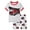 White Fire Truck, variant on WIBACKER Toddler Boys Glow in the Dark Pajamas Short Sets Spaceman Cotton 2 Piece Pjs Sleepwear Summer Clothes Kids Jammies 2-9Y
