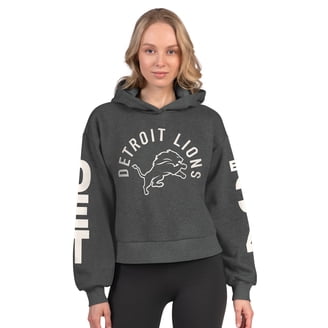 Women's Starter Heather Charcoal Chicago Bears Star Player Cropped