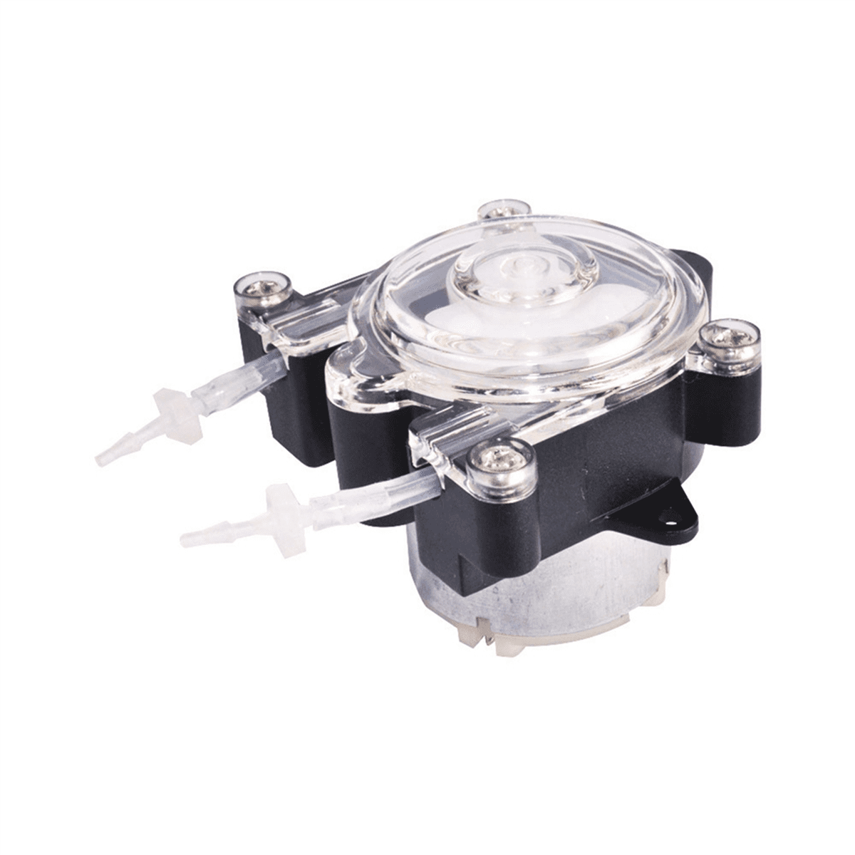 2X High- Peristaltic Pump 12V Miniature Dosing Pump Peristaltic Hose Pump for Lab Aquarium Liquid Dosing Pump B