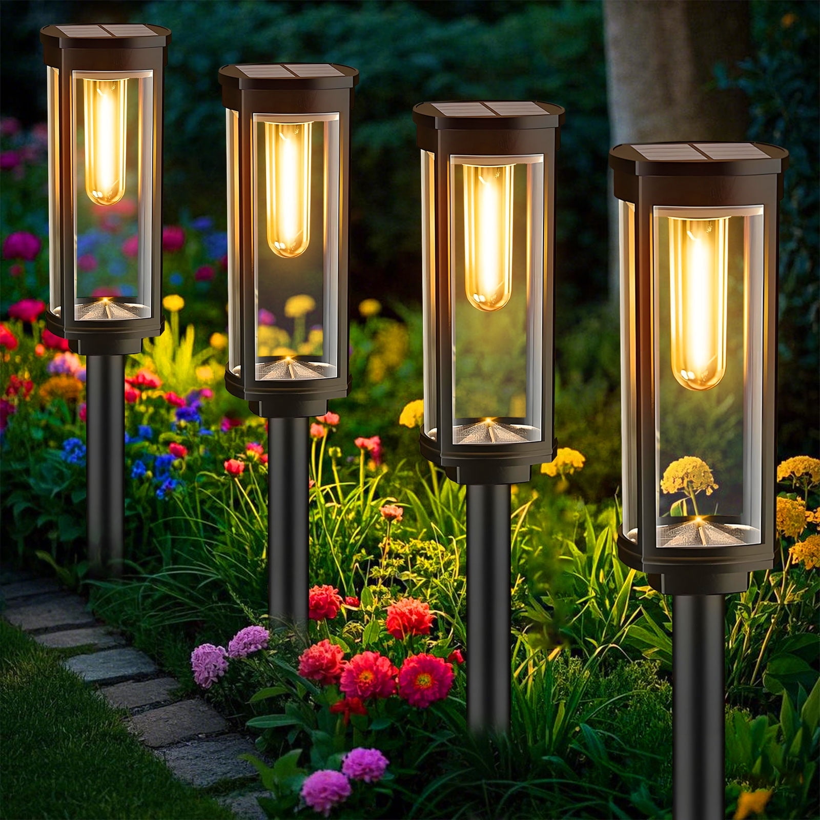 Twinkle Star Solar LED Garden Lights, 50 Lumens, 42x