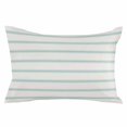 thumbnail image 2 of Turquoise Striped Throw Pillow Cover, Pillowcase Protectors with Zipper, Breathable Decorative Lumbar Pillow Case Cover, Farmhouse Pinstripes Geometric Color Pillow Shams for Couch Sofa 12x20Inch, 2 of 8