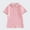 01 Pink, variant on Boys and Girls Solid Color Collare Short Sleeve T-Shirts with Button, Basic Plain Tees Multipack For Kids Daily Wear, Back To School and Layering