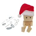 thumbnail image 1 of Adorno de muñeca de madera con 12 expresiones divertidas para salpicadero de coche. Estilo A, 1 of 8