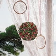 thumbnail image 3 of Simulation Plant Flower Hanging Topiary Ball 7.8 Inch for Ceiling Decor, 3 of 8