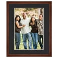 thumbnail image 2 of 18x24 Frame Walnut With Black Picture Mat For 18x24 Photo - Walnut 22x28 Frame To Display Print or, 2 of 8