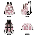 thumbnail image 4 of FORMRS Mini Backpack Purse for Women Travel Daypack Casual Shoulder Bag, Pink Ice Cream, 4 of 7