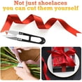 thumbnail image 3 of 2 Pairs Ribbon Satin Sneakers Shoelaces: 20mm Wide Flat Silk Shoe Laces - 47 inch / 120CM, 3 of 6