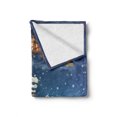 thumbnail image 2 of Christmas Soft Flannel Fleece Throw Blanket, Classical Xmas Scenery Santa Delivering Presents Rudolf the Red Nosed Reindeer, Cozy Plush for Indoor and Outdoor Use, 70" x 90", Multicolor, by Ambesonne, 2 of 6