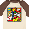 thumbnail image 4 of Inktastic My Nana Loves Me Boys or Girls Long Sleeve Baby Bodysuit, 4 of 5