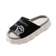 thumbnail image 2 of Willtoo Slippers For Womens Cute Cat Open Toe Slide Breathable Platform Indoor Outdoor Footwear for Bedroom Summer Daily Rest, 2 of 3