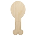 thumbnail image 1 of Chicken Leg Wood Shape Unfinished Piece Cutout Craft DIY Projects - 4.70 Inch Size - 1/8 Inch Thick, 1 of 7