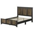 thumbnail image 5 of FFZ 4-Pieces Bedroom Sets Queen Size Farmhouse Platform Bed Storage Nightstand Dresser Black, 5 of 14