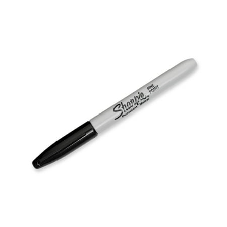 Sharpie Permanent Marker, Fine Point, Black Ink, Each (Shrink Wrap)