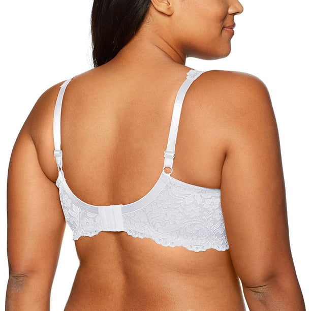 Womens Curvy Signature Lace Unlined Underwire Bra With Added