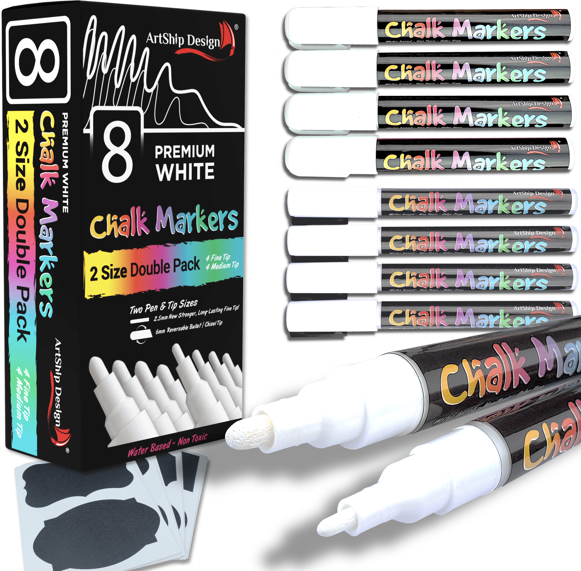 Dual Tip Metallic Chalk Markers – Joy Learning Company