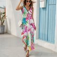 thumbnail image 6 of Flamingo Pattern King Size Sleeveless Dress Dresses Summer Women Dresses Clothing Woman Dresses Dress, 6 of 7