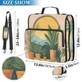 thumbnail image 2 of FORMRS Zipper Binder with Shoulder Strap 1.5-inch Ring 500 Sheet Capacity File Bag, Boho Plants, 2 of 5