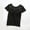 Black, variant on Olyvenn Built in Bra Tops Women Loose Fit Scoop Neck Short Sleeve Wear Summer Padded Bra Breathable Lounge T-Shirts Gray L