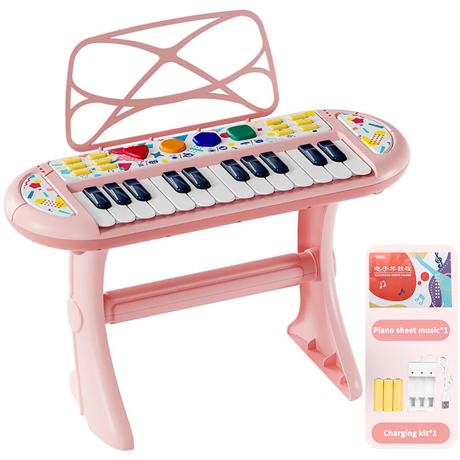 Sarzi Children's Electronic Keyboard Toy, Can Play Baby's Puzzle