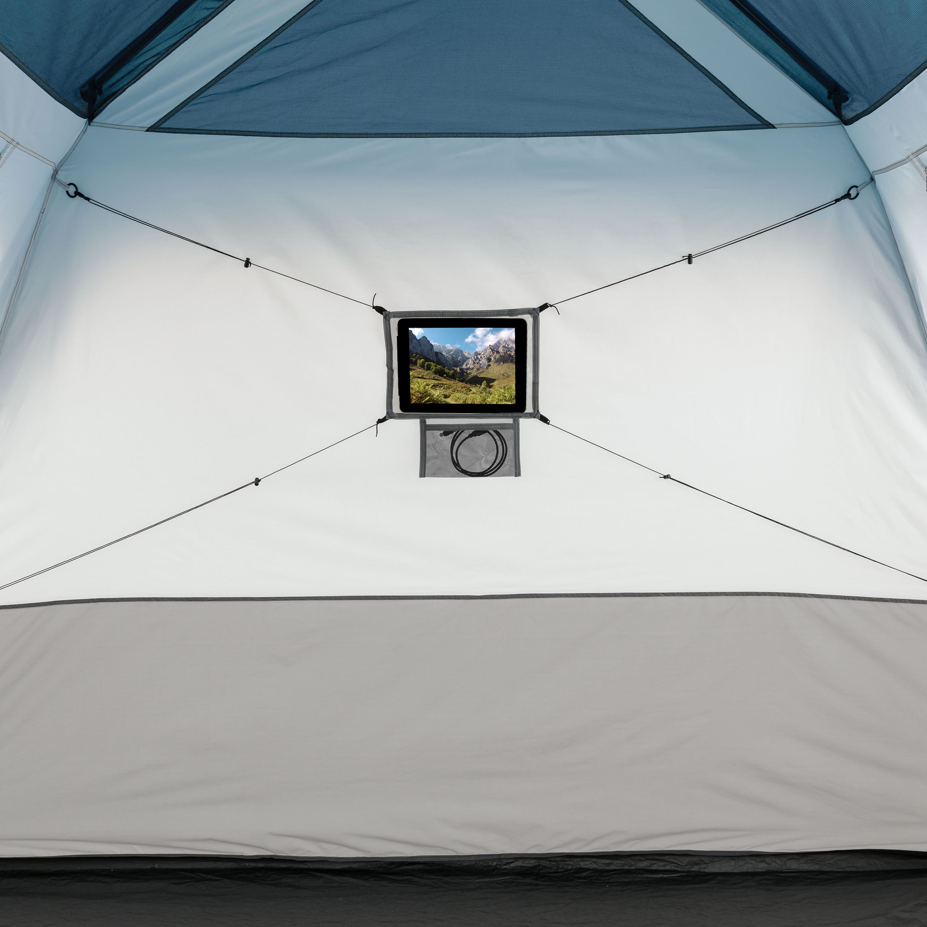 Carpeta de campaña instantánea para 6 personas de 10' x 9' Ozark Trail con luz LED, 19.38 lbs 7