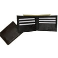 thumbnail image 3 of Soft Lambkin Leather Removable Flap ID Card Holder Bifold Wallet 1143, 3 of 19