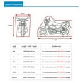 thumbnail image 2 of 4XL Motorcycle Cover Accessories Waterproof Bike for Harley-Davidson Touring   for  BMW, 2 of 10