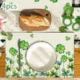 Table Mat Kitchen Decor 4PCS Irish Festival Linen Printed Placemat
