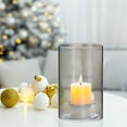 thumbnail image 5 of WGV Clear Hurricane Candle Shade Chimney Tube - 5" Wide x 12" Height, Good quality, Heavy Weighted Base - 1 Pc, 5 of 8
