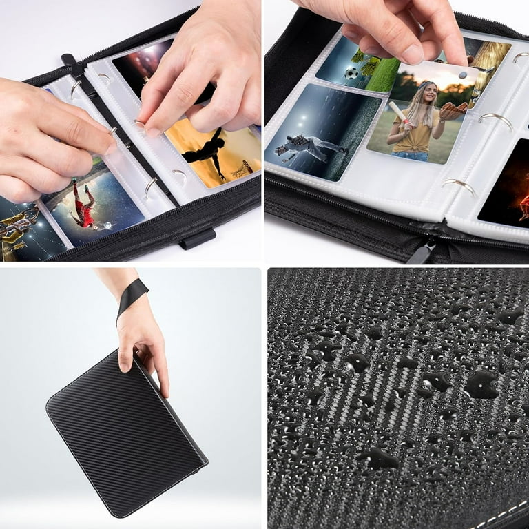 400 Pockets Trading Card Binder, 4 Pocket Zip Trading Card Binder, Double  Sided Pocket PU Card Collection Binder Holder Carry Card Case for Baseball  Card, Football Card, Game Cards - Walmart.com