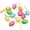 B, variant on 6 Pcs Easter Egg Ornaments, Mini Colorful Plastic Hanging Eggs Decor for Easter Tree, Spring Party Supplies for Home, Easter Egg Hunt, Basket Fillers, Easter Decoration