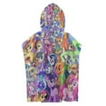 thumbnail image 4 of My Lit-tle Pony Hooded Towels for Kids - Soft Kids Beach Towel for 3-10 Years Boys Girls - Beach Hooded Poncho - Absorbent Pool Towels - Toddler Bath Towels Wrap - Swim Towels, 4 of 8