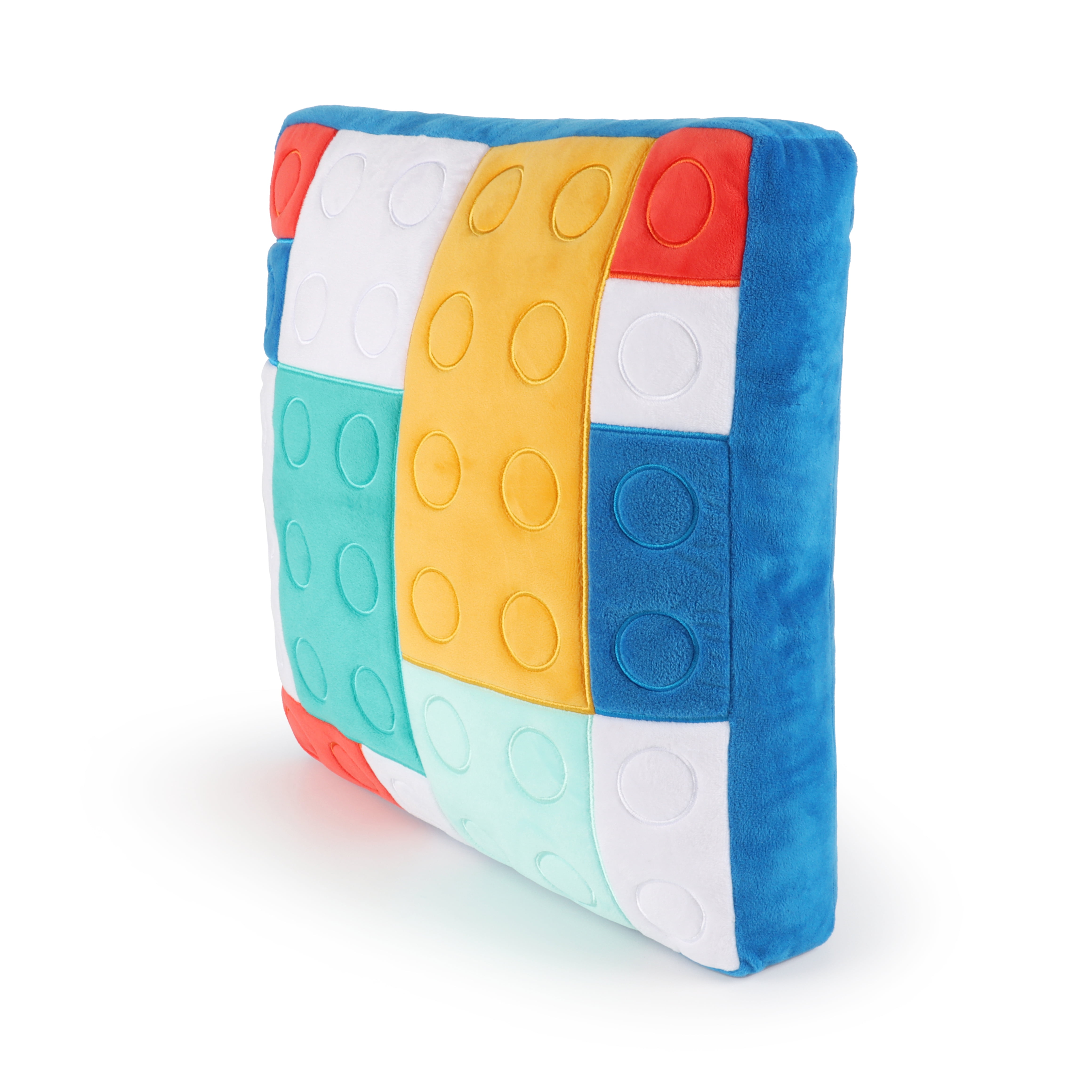 LEGO® Rainbow of Bricks, Kids Decorative Pillow, 16" x 16"