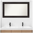 thumbnail image 4 of Amanti Art Custom Framed Wall and Bathroom Mirror (26.75 x 45.75 in.), Furniture Espresso Frame, 4 of 7