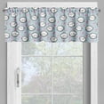 thumbnail image 4 of Ambesonne Narwhal Valance & Curtain, Cartoon Whales Hearts, 55"x30", Multicolor, 4 of 6