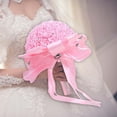 thumbnail image 6 of Wedding Throw Bouquet Wedding Bride Bouquets Wedding Accessories Elegant Artificial Bridal Bouquet for Photo Prop, Party ,Holiday, Ceremony pink, 6 of 9