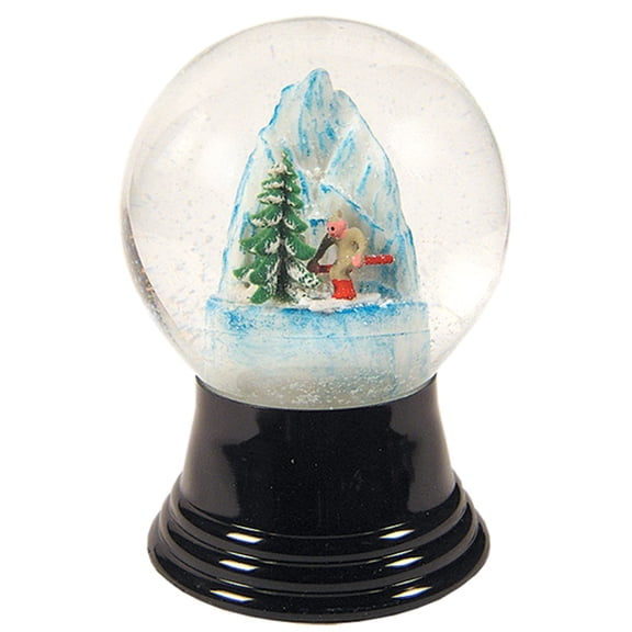 Alexander Taron 5" Perzy Medium Skier Christmas Snow Globe