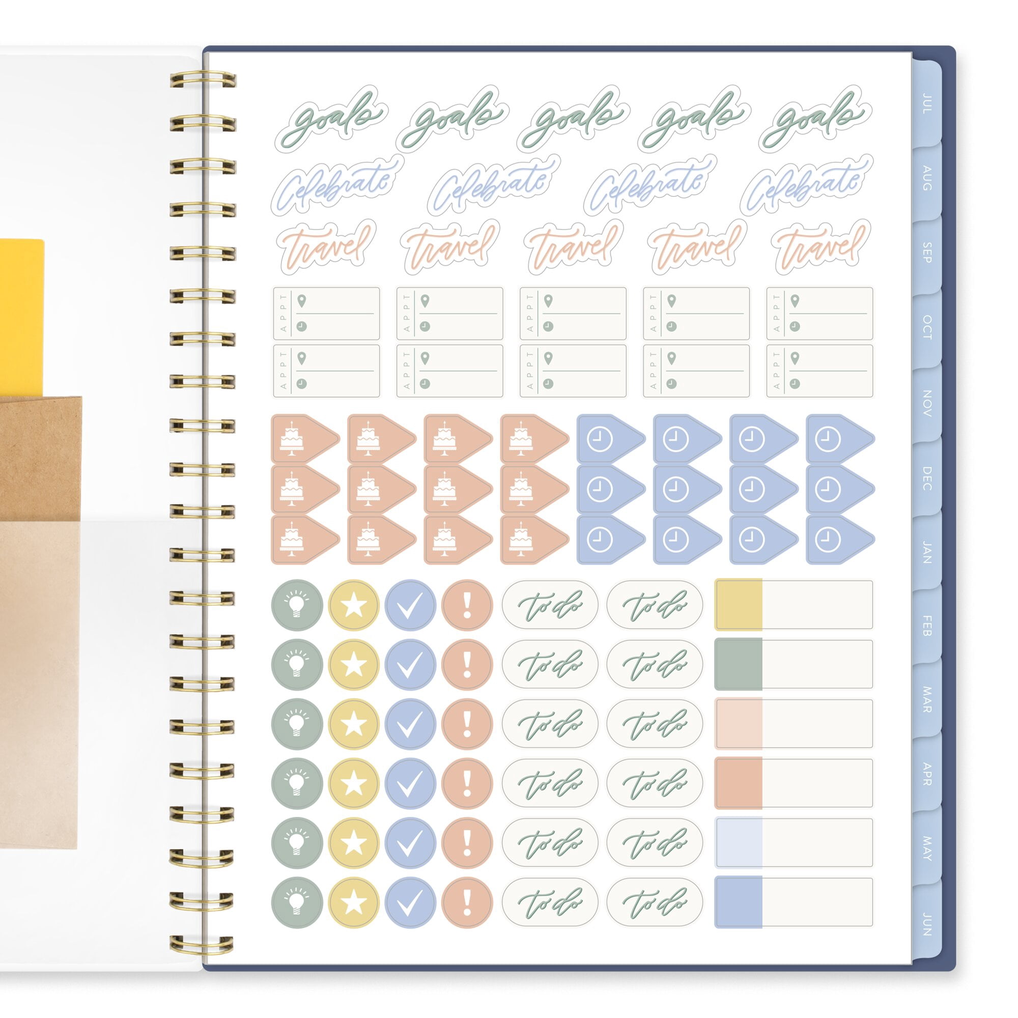 Leah Bisch for Mead Cambridge Academic 2026-2027 Weekly Monthly Planner Bow