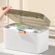 thumbnail image 1 of Caja de medicamentos portátil BuyWeek Doble capa Transparente y Visible, 1 of 12