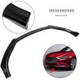 thumbnail image 4 of ECCPP 3pcs Front Bumper Lip Splitter fit for compatible with 2014-2018 for MAZDA M6 Glossy Black Trim Protection Splitter Spoiler, 4 of 8