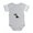 Heather Gray, variant on CafePress - FIN Retro Cat - Cute Infant Baby Football Bodysuit